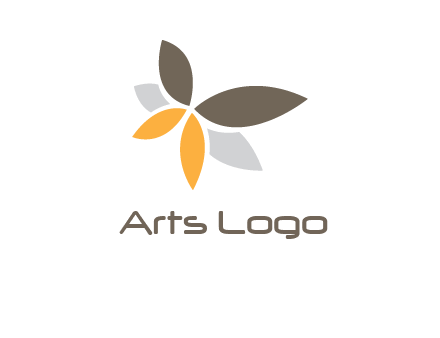butterfly flower logo