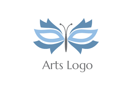 butterfly mask logo