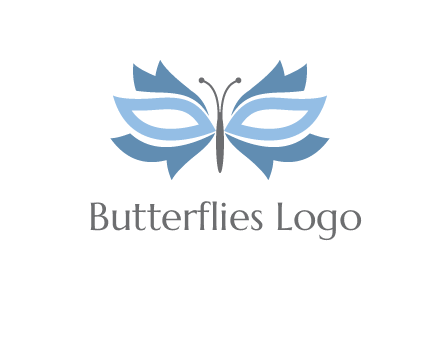 butterfly mask logo