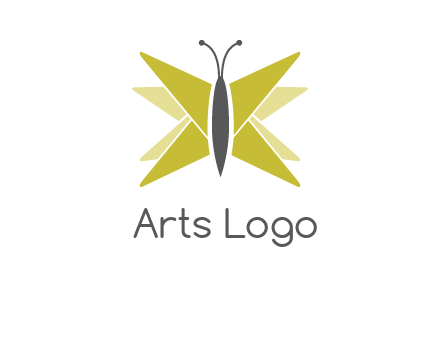 abstract moth logo
