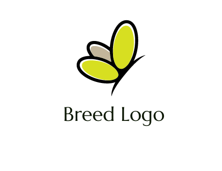 nails butterfly logo