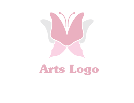 abstract butterfly logo