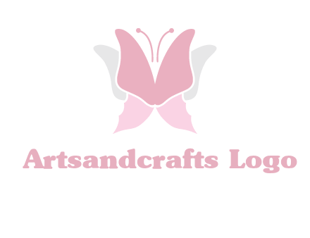 abstract butterfly logo