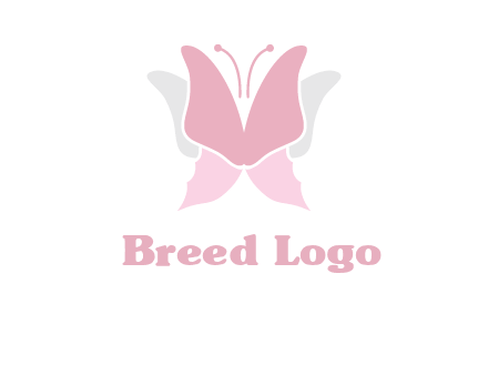 abstract butterfly logo