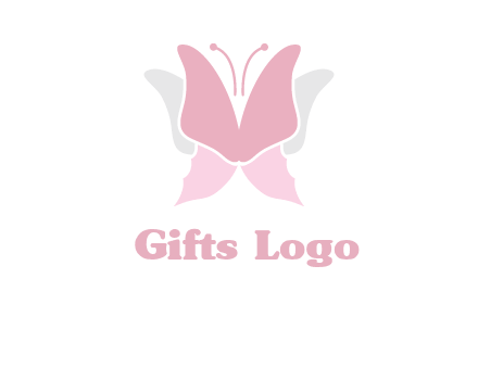 abstract butterfly logo