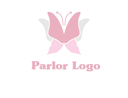 abstract butterfly logo
