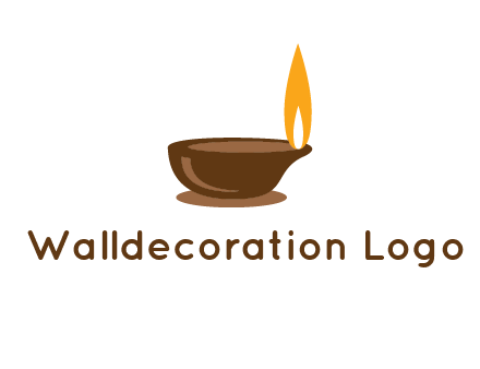 diwali lamp logo