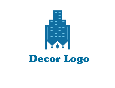 crown in building logo