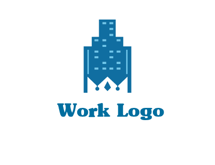 crown in building logo