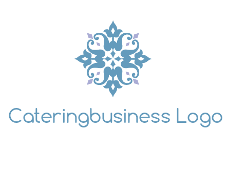 floral ornament logo