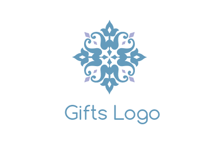 floral ornament logo