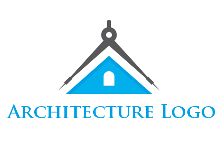 divider compass and roof logo