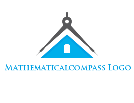 divider compass and roof logo