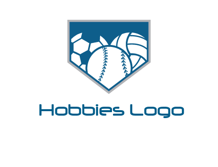 balls inside shield logo