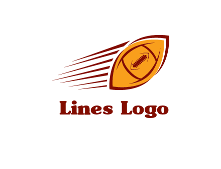 football flying logo