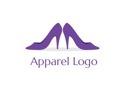 high heels shoes logo