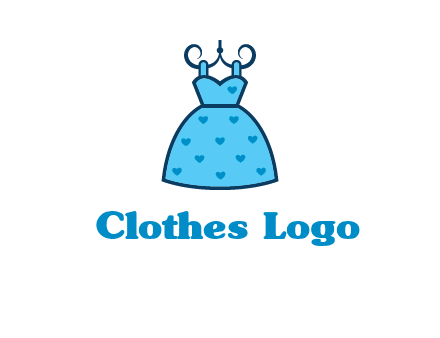 hanging baby frock icon
