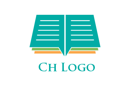 book and chat bubbles logo