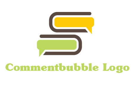 books with chat bubbles logo
