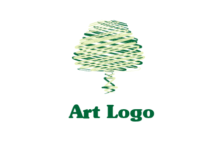 scribble tree logo
