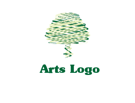 scribble tree logo