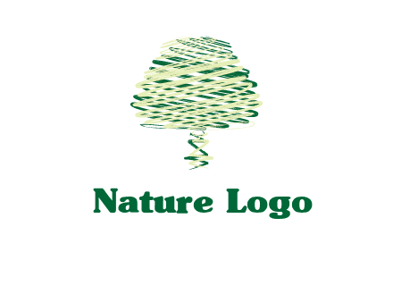 scribble tree logo