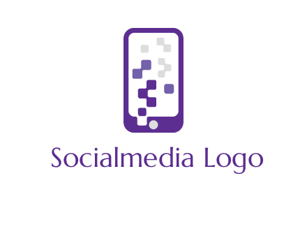 pixel mobile communication logo