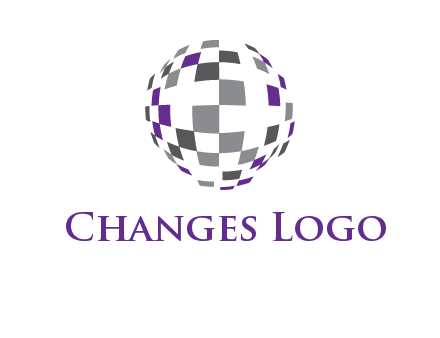 pixel globe information technology logo