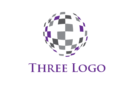 pixel globe information technology logo