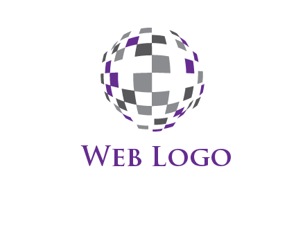 pixel globe information technology logo