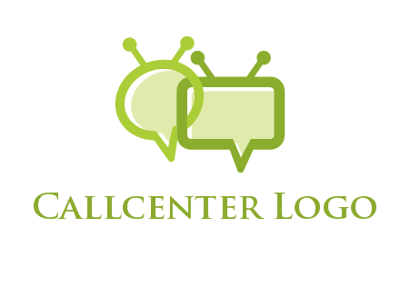 speech bubble media logo