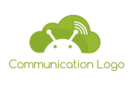 android in cloud information technology logo