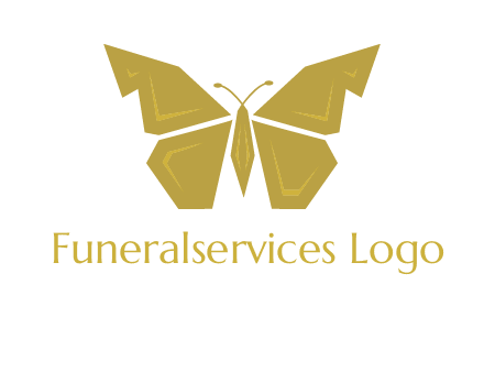 geometric butterfly icon