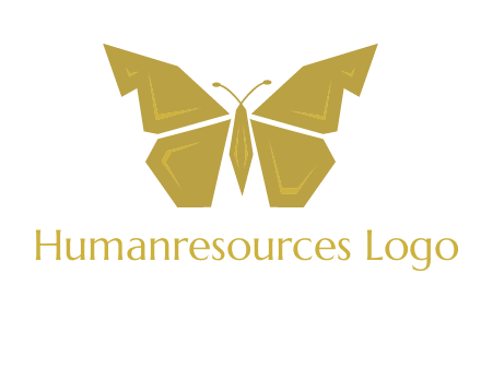 geometric butterfly icon
