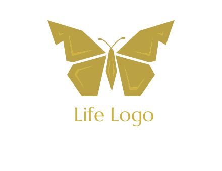 geometric butterfly icon