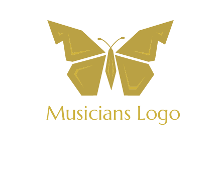 geometric butterfly icon