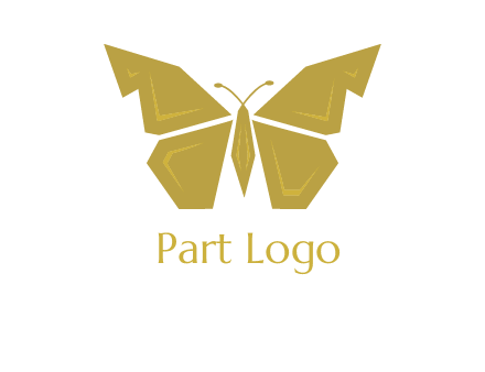 geometric butterfly icon