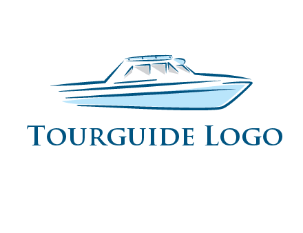 yacht icon for water sports logo