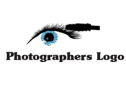 mascara icon for beauty logo