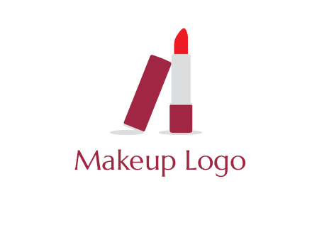 lipstick with lid beauty logo