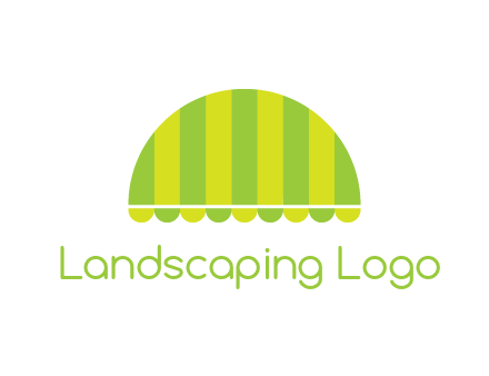 awning or canopy logo