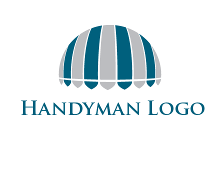 umbrella or canopy logo