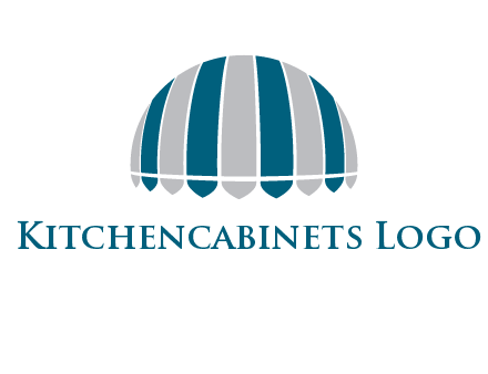 umbrella or canopy logo