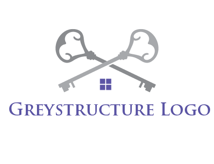 keys with home real estate logo