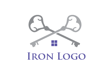 keys with home real estate logo