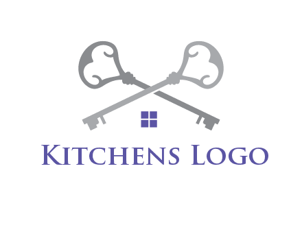 keys with home real estate logo