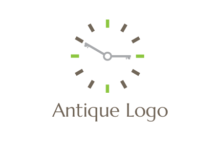 keys in clock rental logo