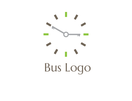 keys in clock rental logo