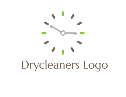 keys in clock rental logo