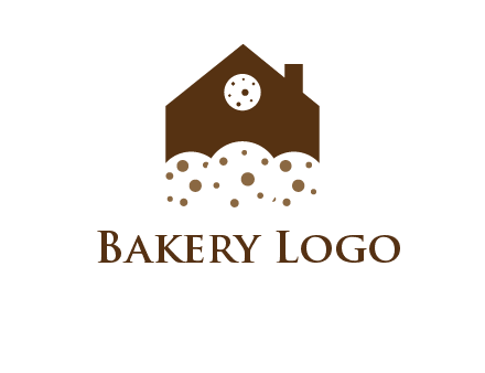 home cookie food logo